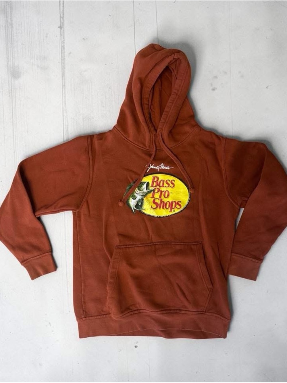 Bass Pro Shops Rust Red Logo Hoodie